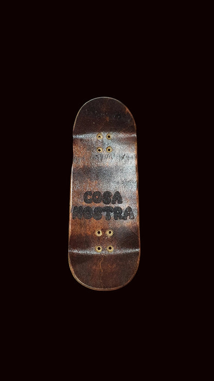 Cosa Nostra "Stranger" custom 34mm Fingerboard Deck