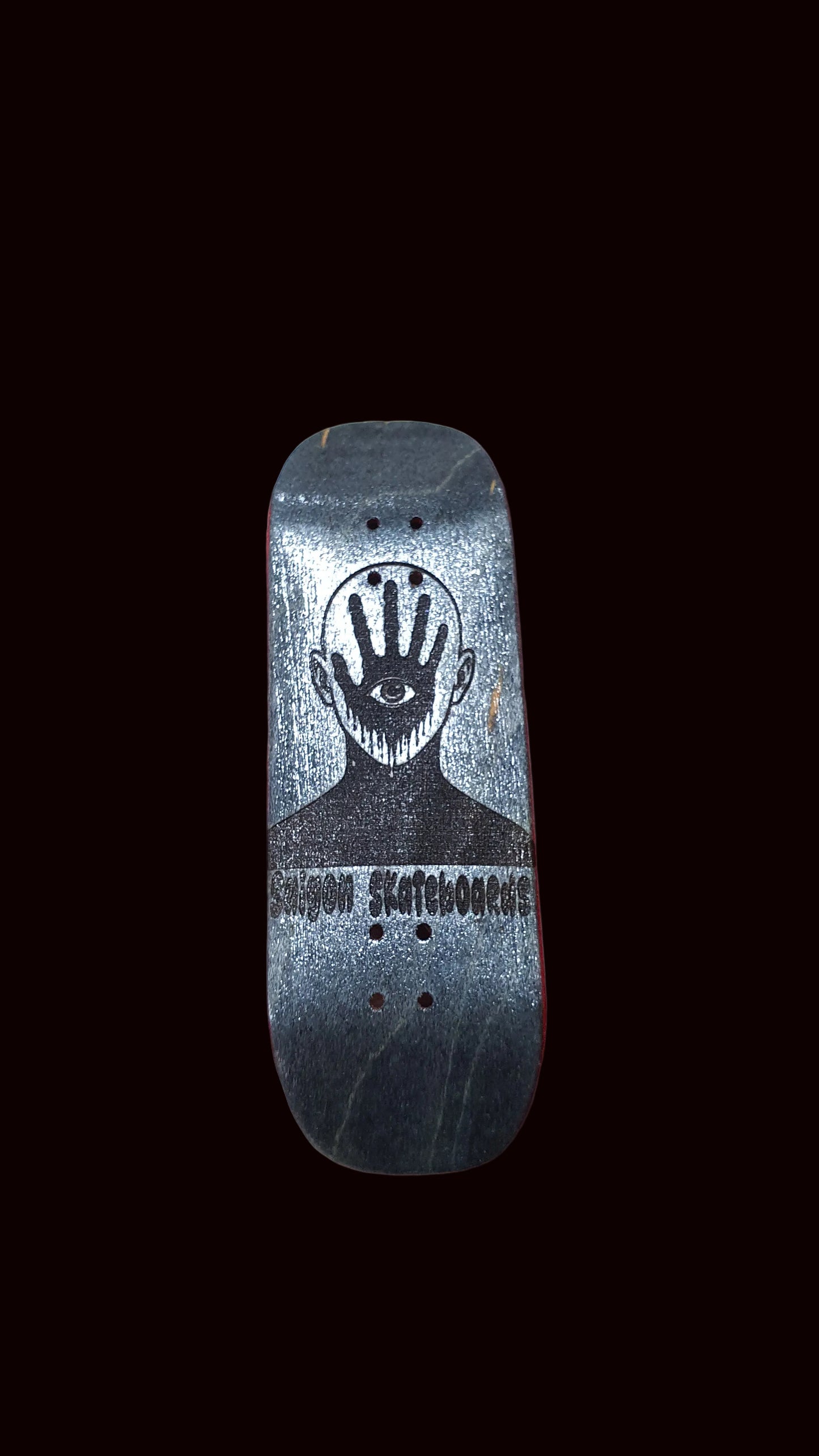Saigon Skateboards "Face Palm" 34mm Fingerboard Deck