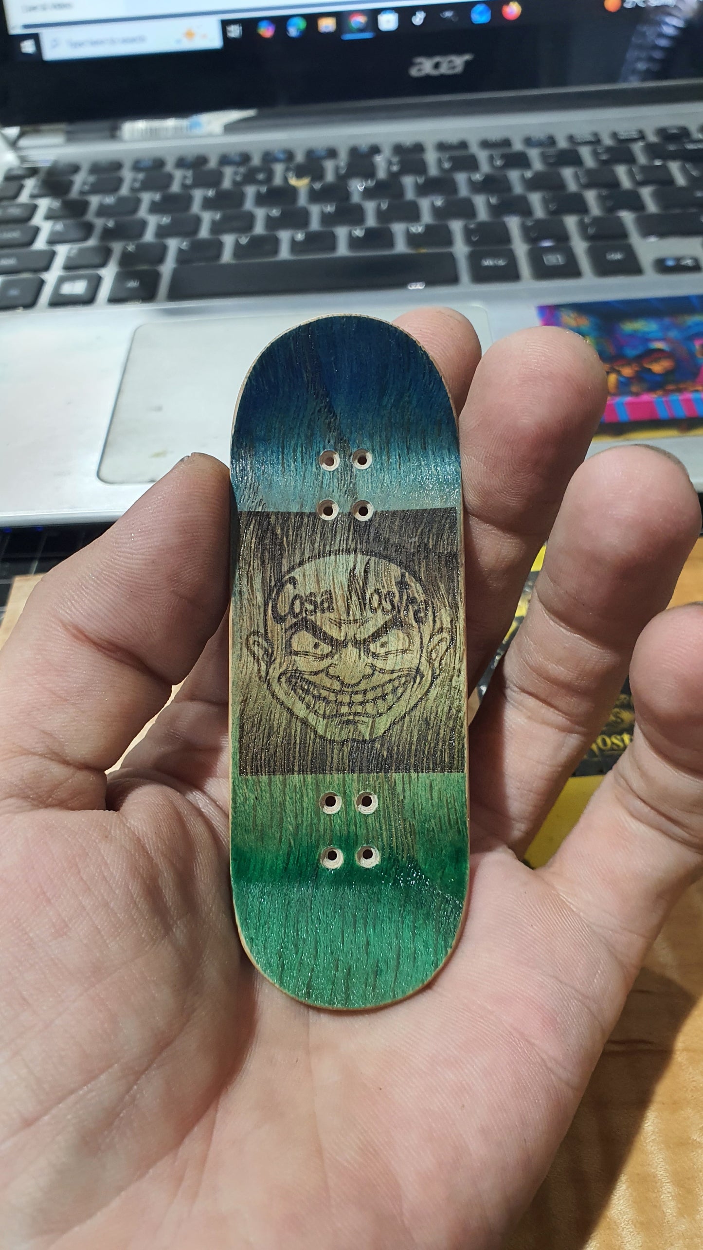 Cosa Nostra - Gold Code 34mmx98mm Fingerboard