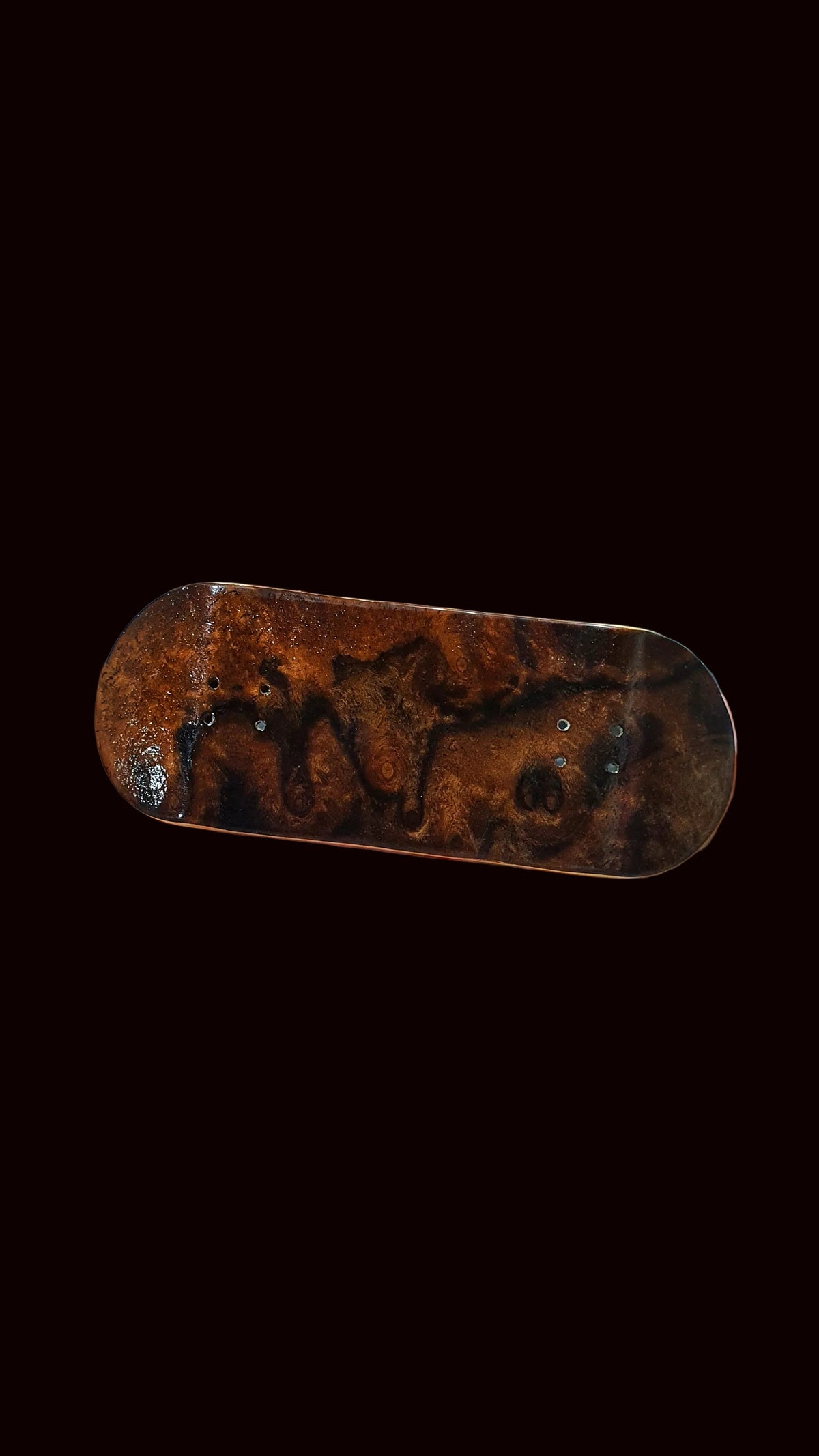 Cosa Nostra Handmade "Wide Boy" 36mm Burl Fingerboard Deck SG159 Mold - Saigon Skateboards
