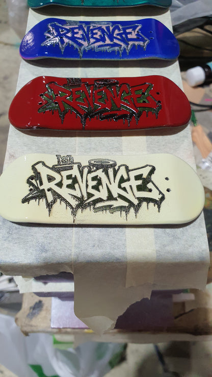 Revenge "Sleep with the fishes" 5-ply Canadian Maple Fingerboard Deck 33mm | Saigon Skateboards