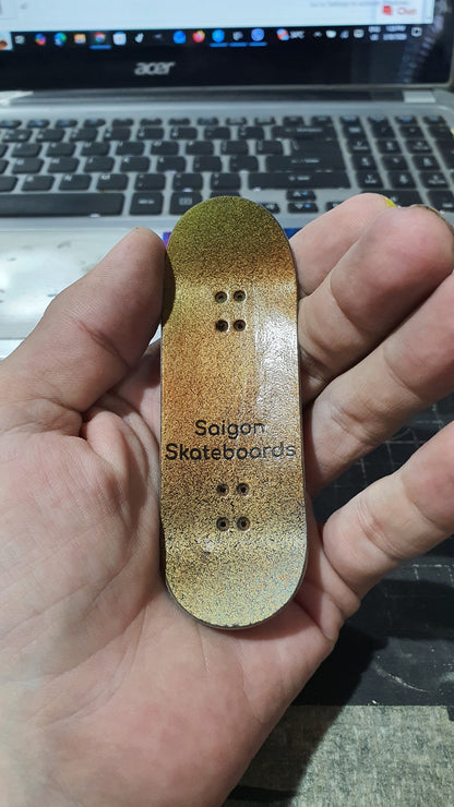 Saigon Skateboards 5-ply Canadian Maple Fingerboard 34mmx98mm Popsicle shape