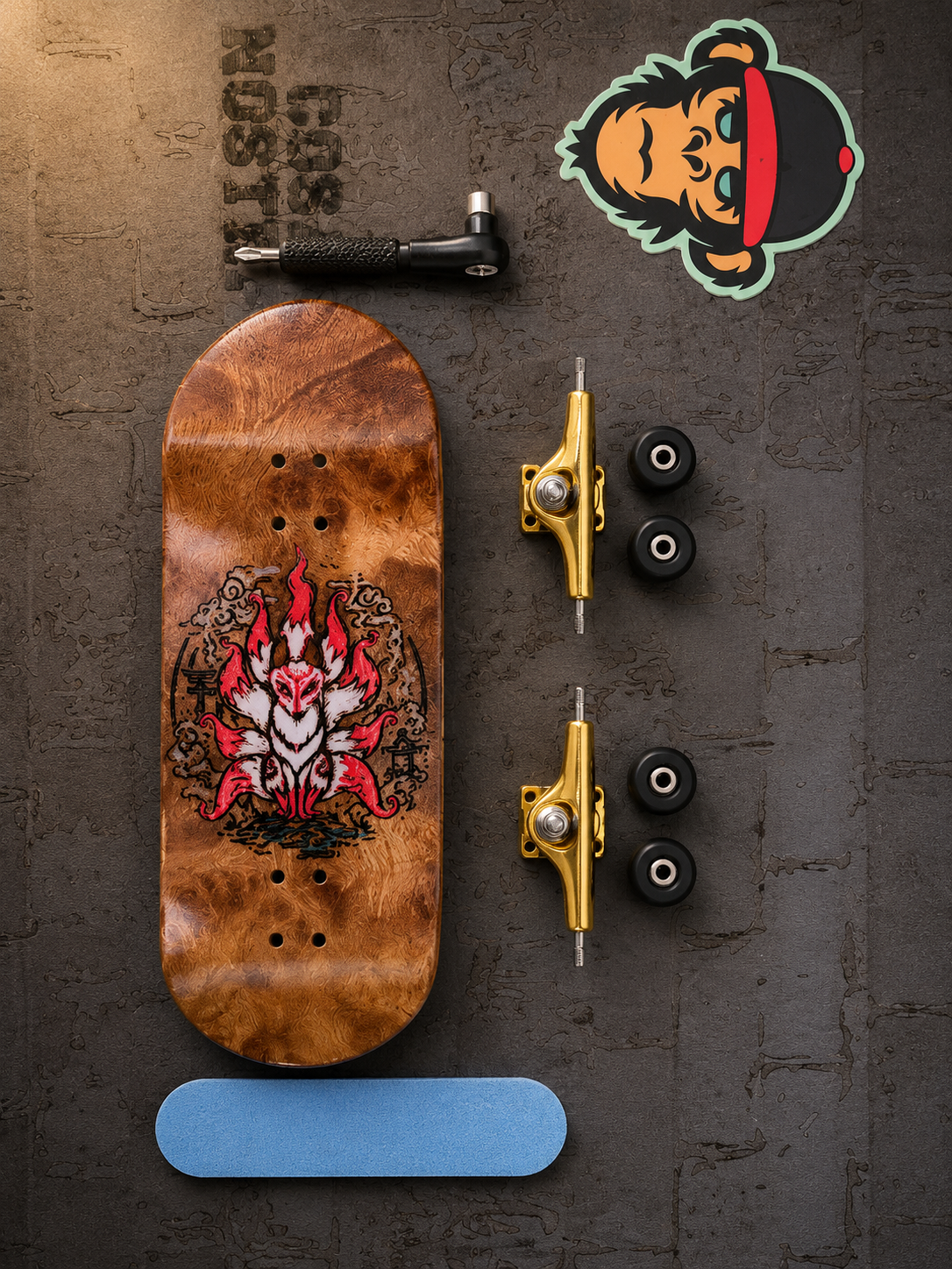 Saigon Skateboards - "Kitsune" - 32mm/33mm Fingerboard Deck