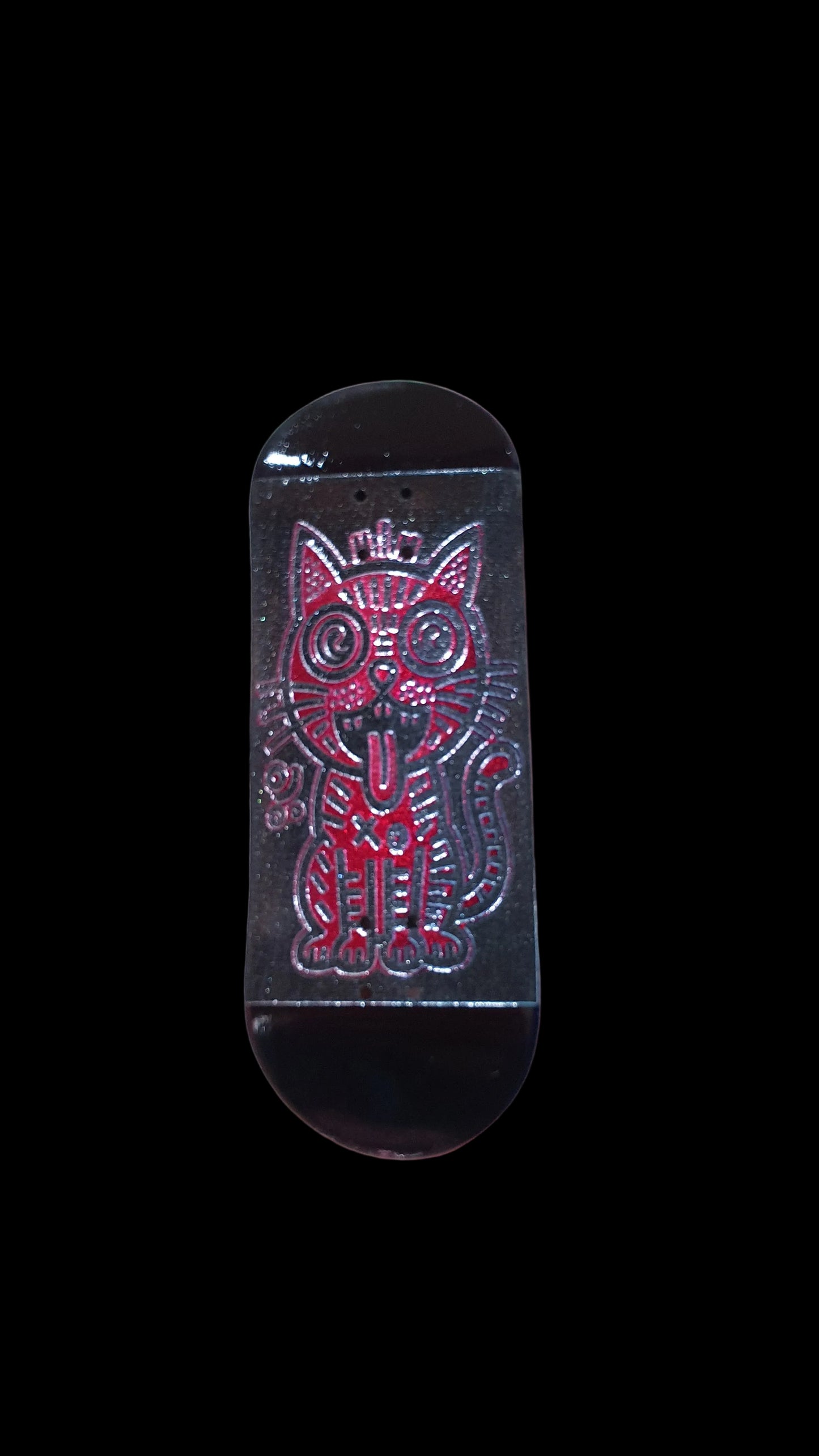 Saigon Skateboards " Meow" 33.3mm Fingerboard Deck