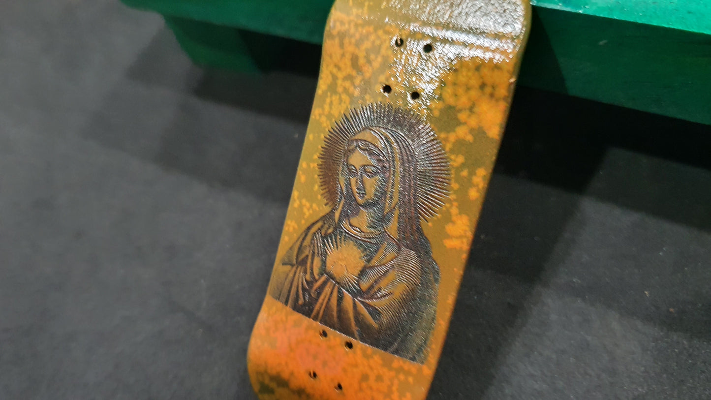 Saigon Skateboards "Rust" 34mm Fingerboard Deck