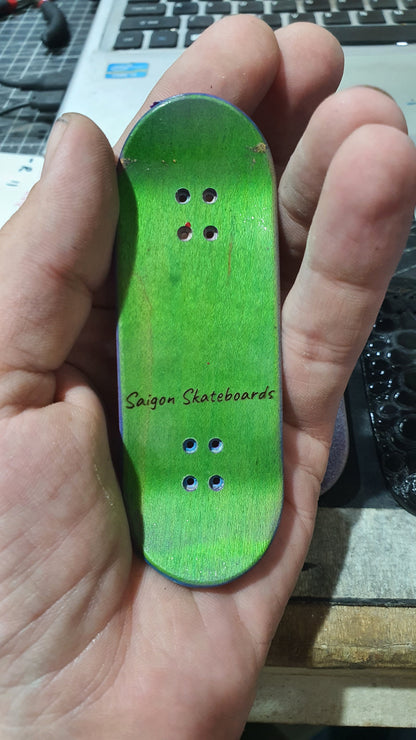 Saigon Skateboards 34mmx97mm 5-ply Canadian Maple Fingerboard "Genocide"