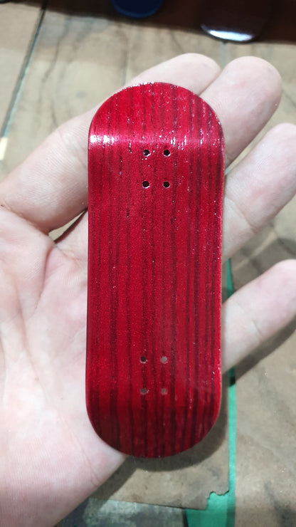 Saigon Skateboards "Blood Stains" Fingerboard Deck – 5-Ply Canadian Maple 34mm Popsicle