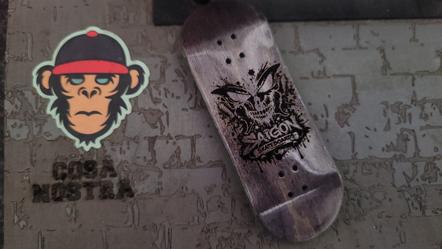 Mystery Mask Fingerboard - Boxy - 34mm * 100mm - Medium