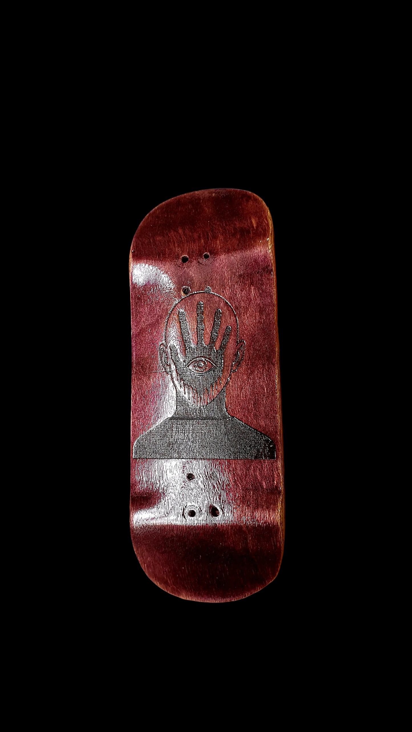 Cosa Nostra Custom Limited Edition "Freak Show" 34mm Fingerboard Deck
