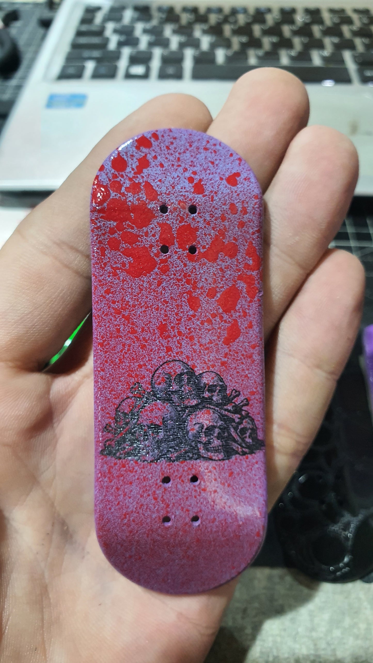 Saigon Skateboards 34mmx97mm 5-ply Canadian Maple Fingerboard "Genocide"
