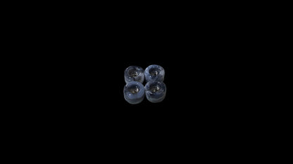 Saigon Skateboards 2026-2027 Swirl Fingerboard Wheels, TPU 64D, ABEC-7