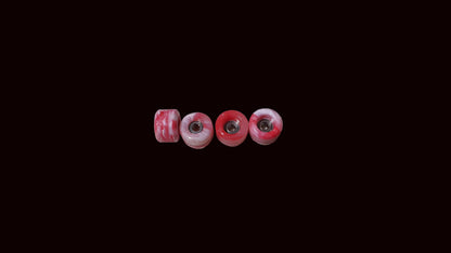 Saigon Skateboards 2026-2027 Swirl Fingerboard Wheels, TPU 64D, ABEC-7