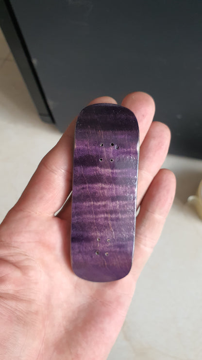 Cosa Nostra - Purple Zebra 34mmx98mm Canadian Maple Fingerboard  Boxy Shape