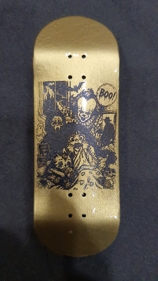 Saigon Skateboards "Gold Fear" 32mm Fingerboard Deck