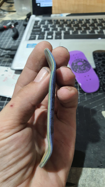 Saigon Skateboards 34mmx97mm 5-ply Canadian Maple Fingerboard "Faces of sadness "