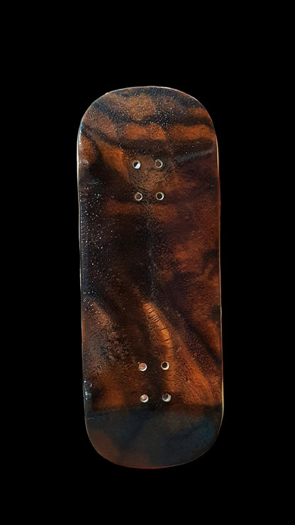 Cosa Nostra Handmade 6-Ply "Burl Tiger" 34mm Fingerboard Deck - Saigon Skateboards