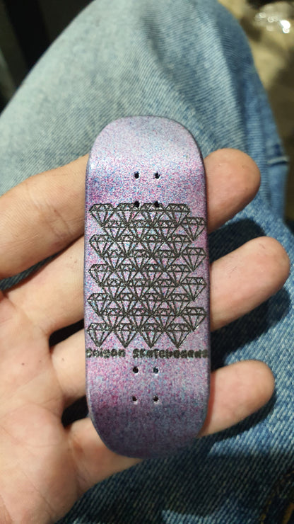 Saigon Skateboards "Diamonds" 34mm Fingerboard Deck