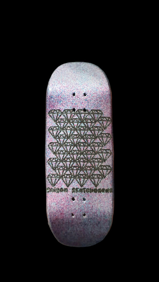 Saigon Skateboards "Diamonds" 34mm Fingerboard Deck