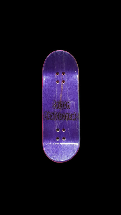 Saigon Skateboards "Urban Wall" 33.3mm Professional Wooden Fingerboard Deck