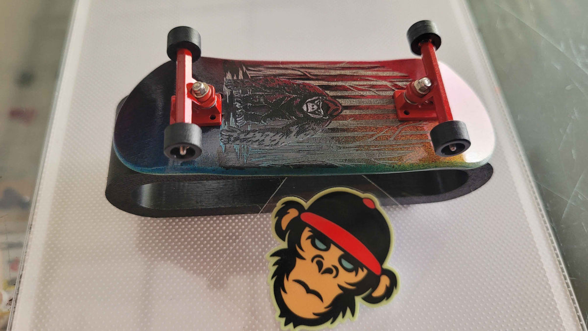 Silent Beast Handpainted Fingerboard Deck – Elevate Your Skills with Style