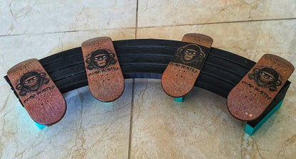 Cosa Nostra Handmade 34mmx98mm Limited Edition Logo Series Fingerboard Popsicle. Medium Concave & Kicks