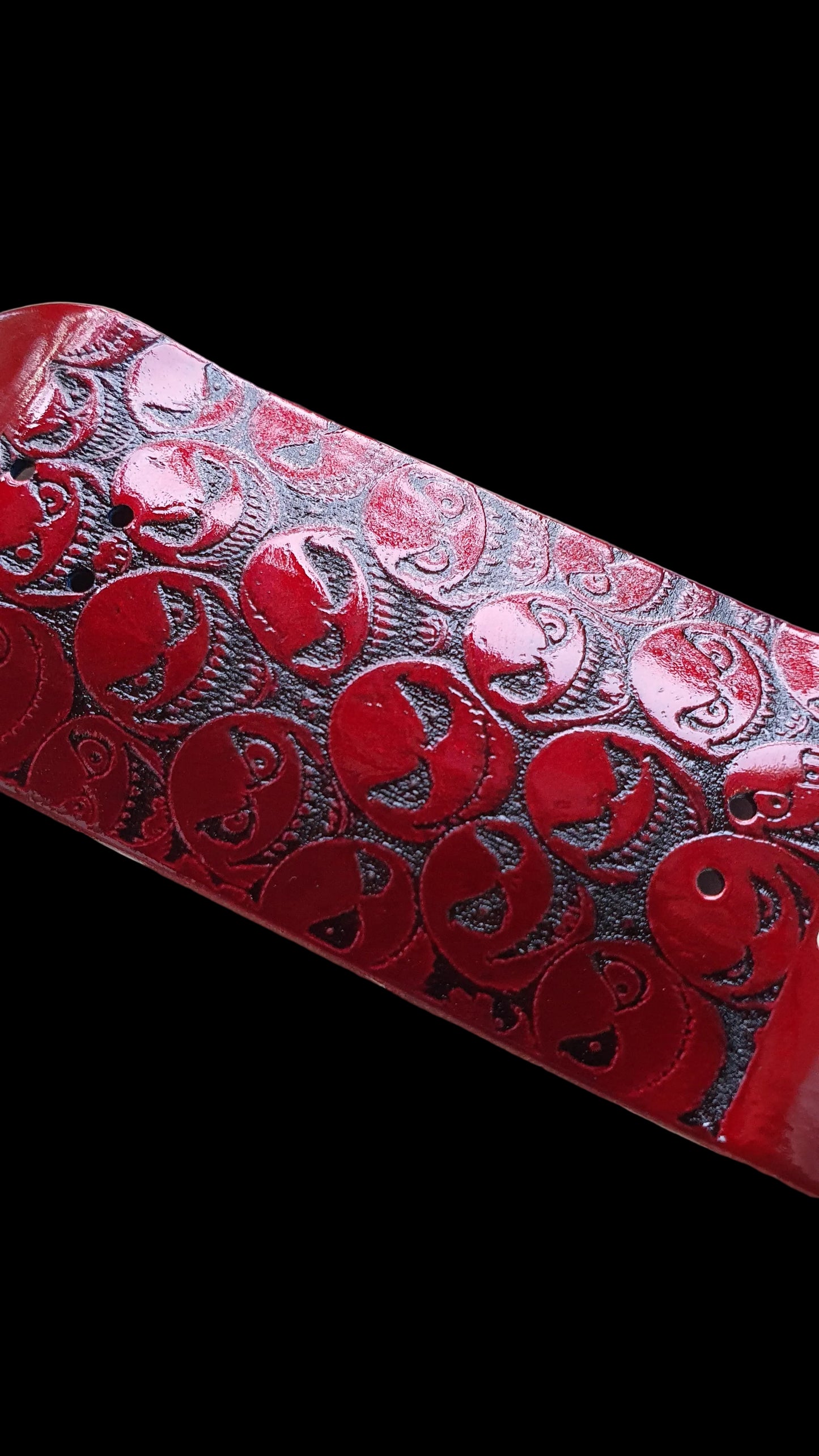 Cosa Nostra Handmade Custom "Faces" 32mm Fingerboard Deck