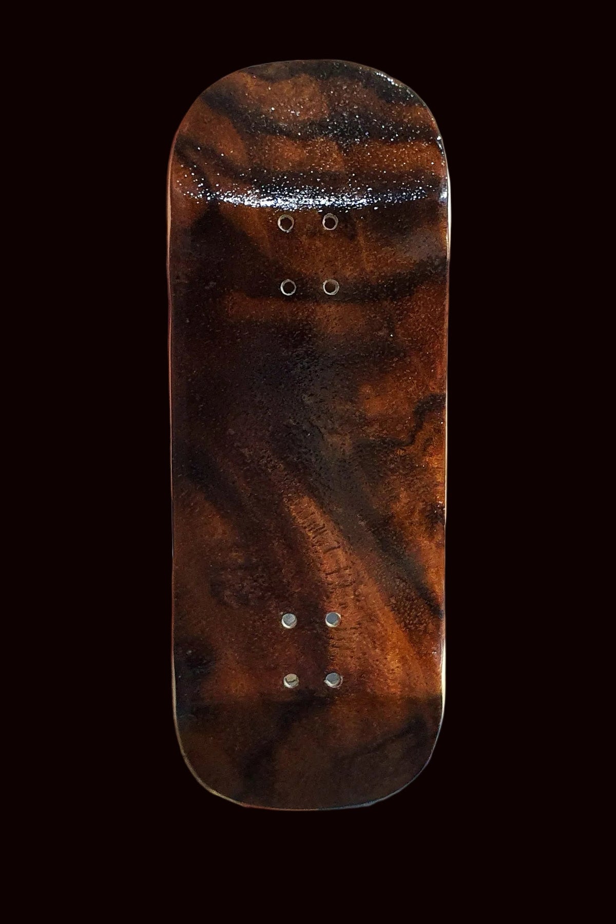 Cosa Nostra Handmade 6-Ply "Burl Tiger" 34mm Fingerboard Deck - Saigon Skateboards