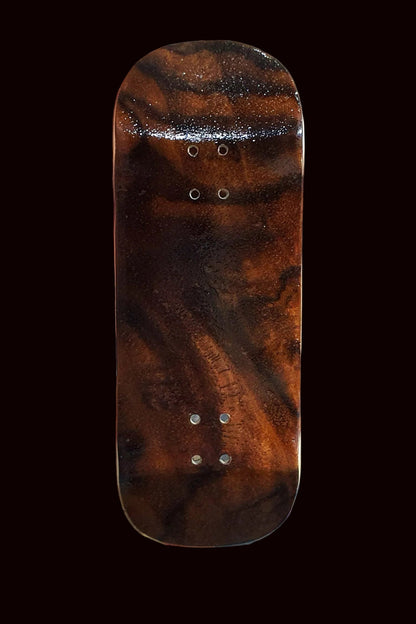 Cosa Nostra Handmade 6-Ply "Burl Tiger" 34mm Fingerboard Deck - Saigon Skateboards