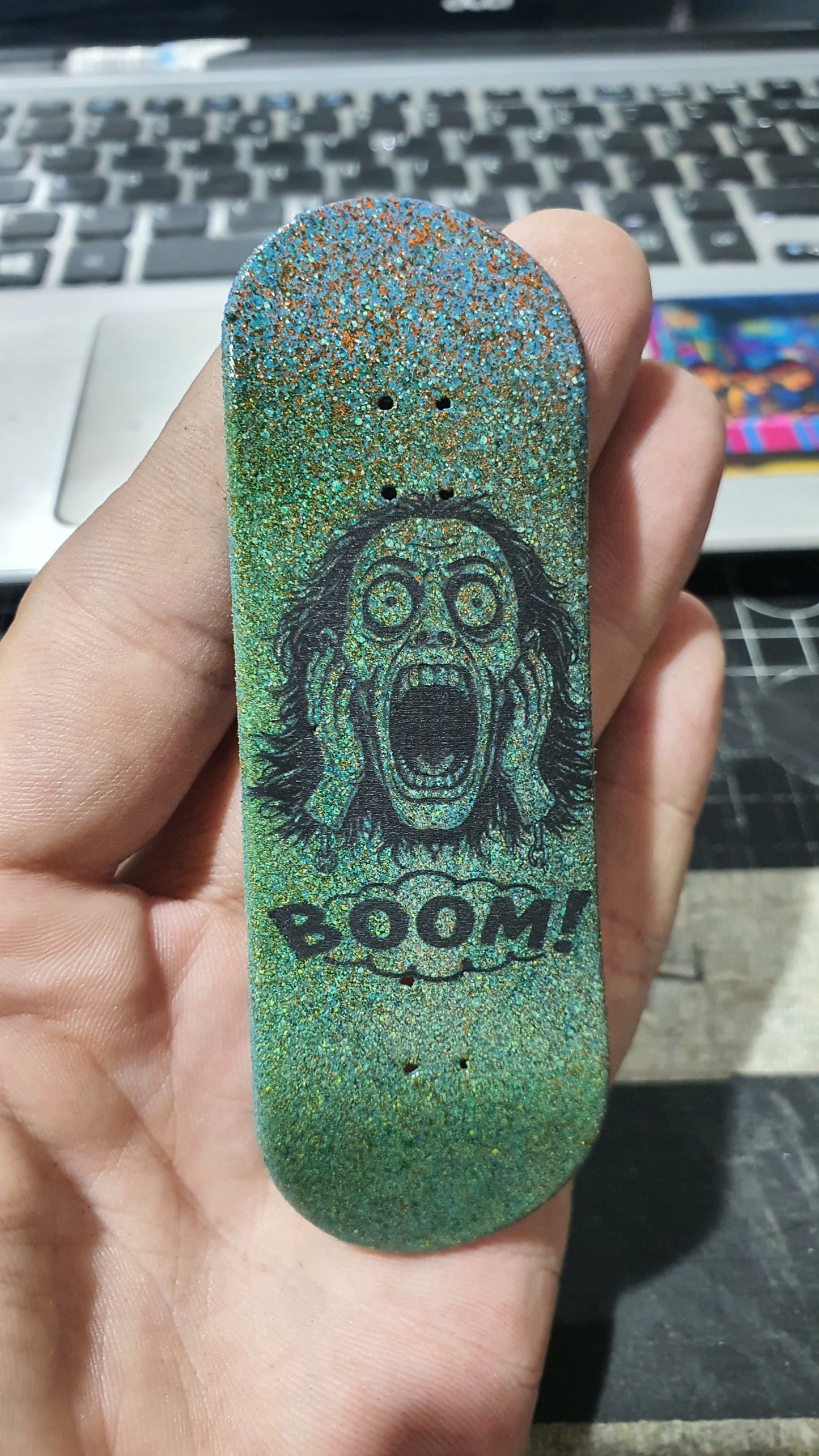Saigon Skateboards 5-ply Canadian Maple 32mmx100mm Fingerboard  Custom. Popsicle Shape