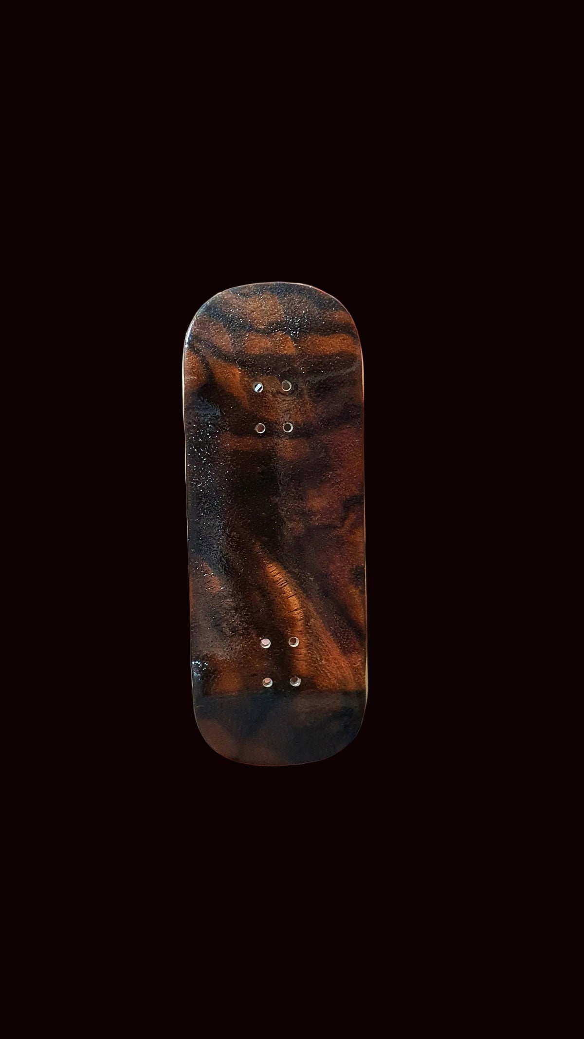 Cosa Nostra Handmade 6-Ply "Burl Tiger" 34mm Fingerboard Deck - Saigon Skateboards