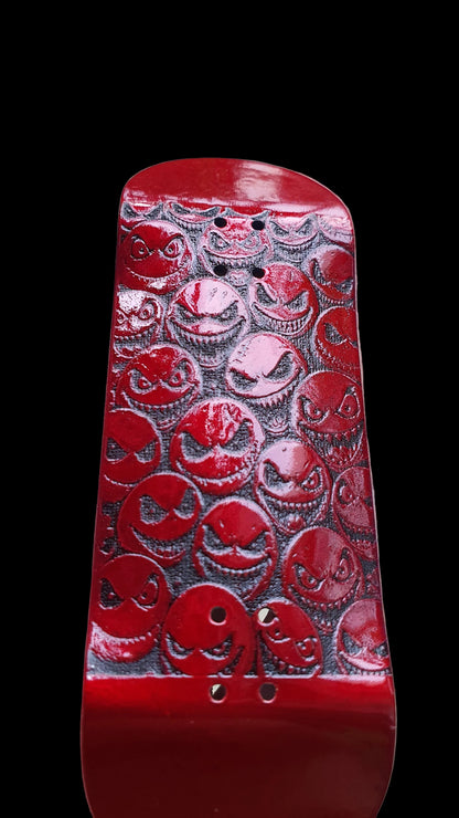 Cosa Nostra Handmade Custom "Faces" 32mm Fingerboard Deck