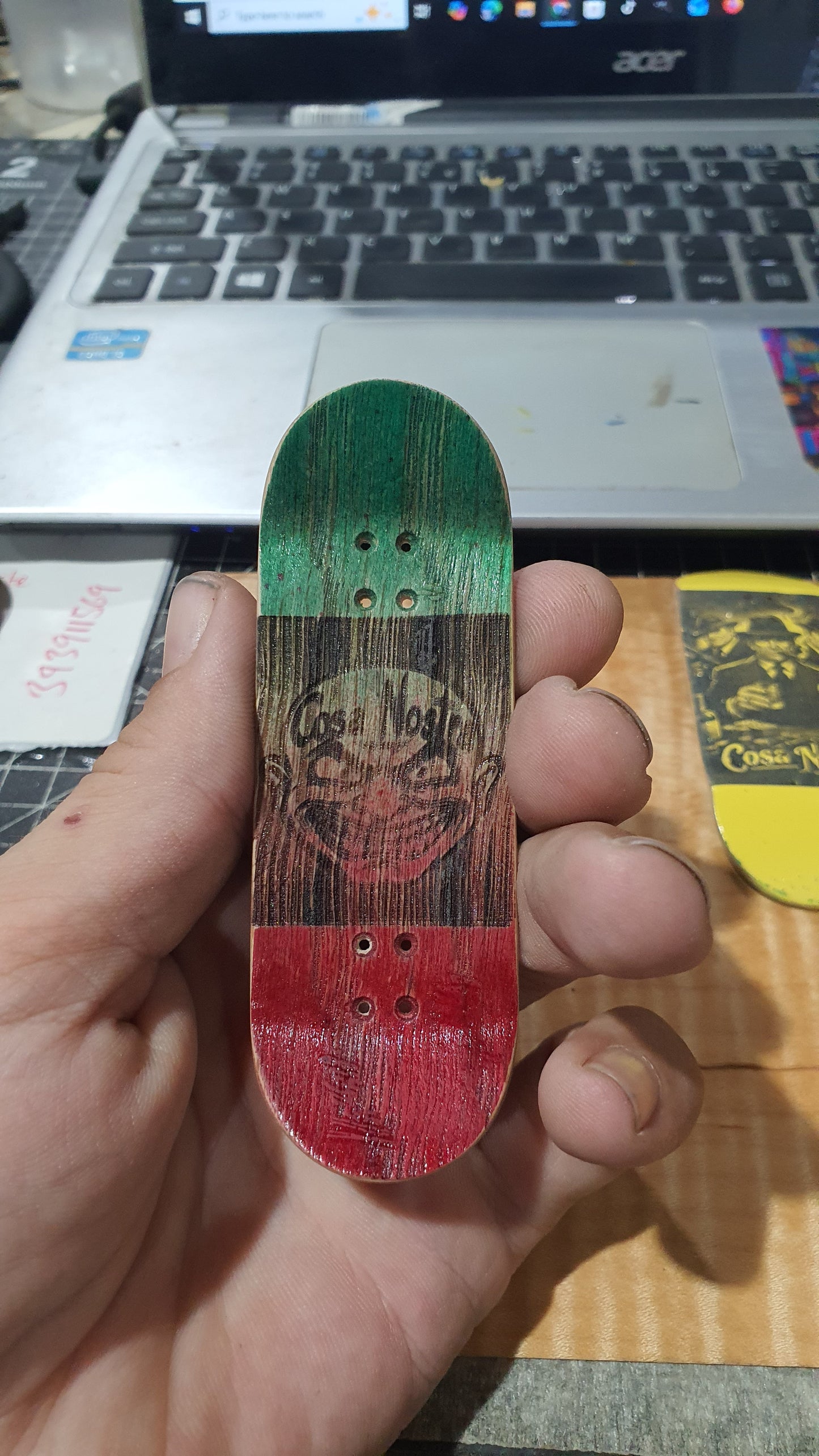 Cosa Nostra - Crest 34mm White Oak & Maple Fingerboard