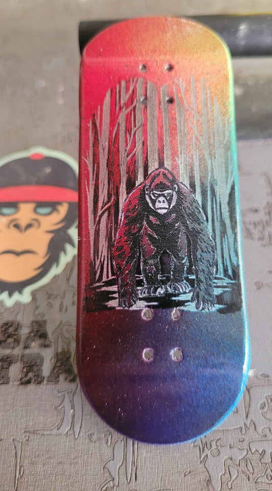Silent Beast Handpainted Fingerboard Deck – Elevate Your Skills with Style