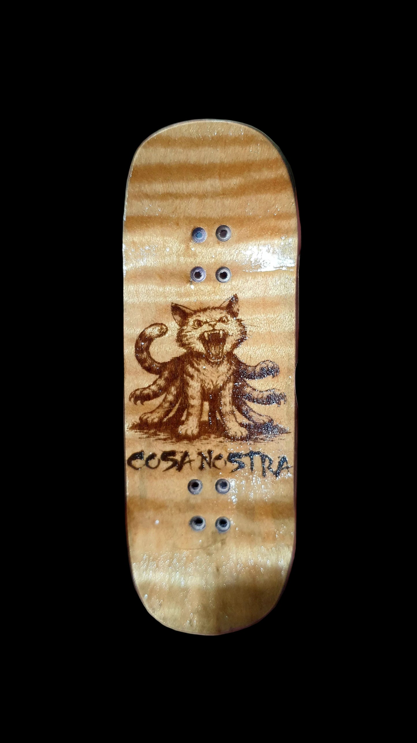 Cosa Nostra Handmade "Relic 55" 34mm Fingerboard Deck