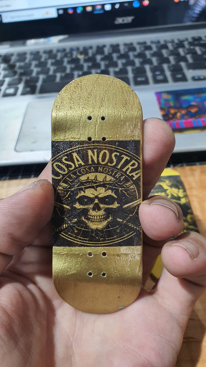 Cosa Nostra - Gold Code 34mmx98mm Fingerboard