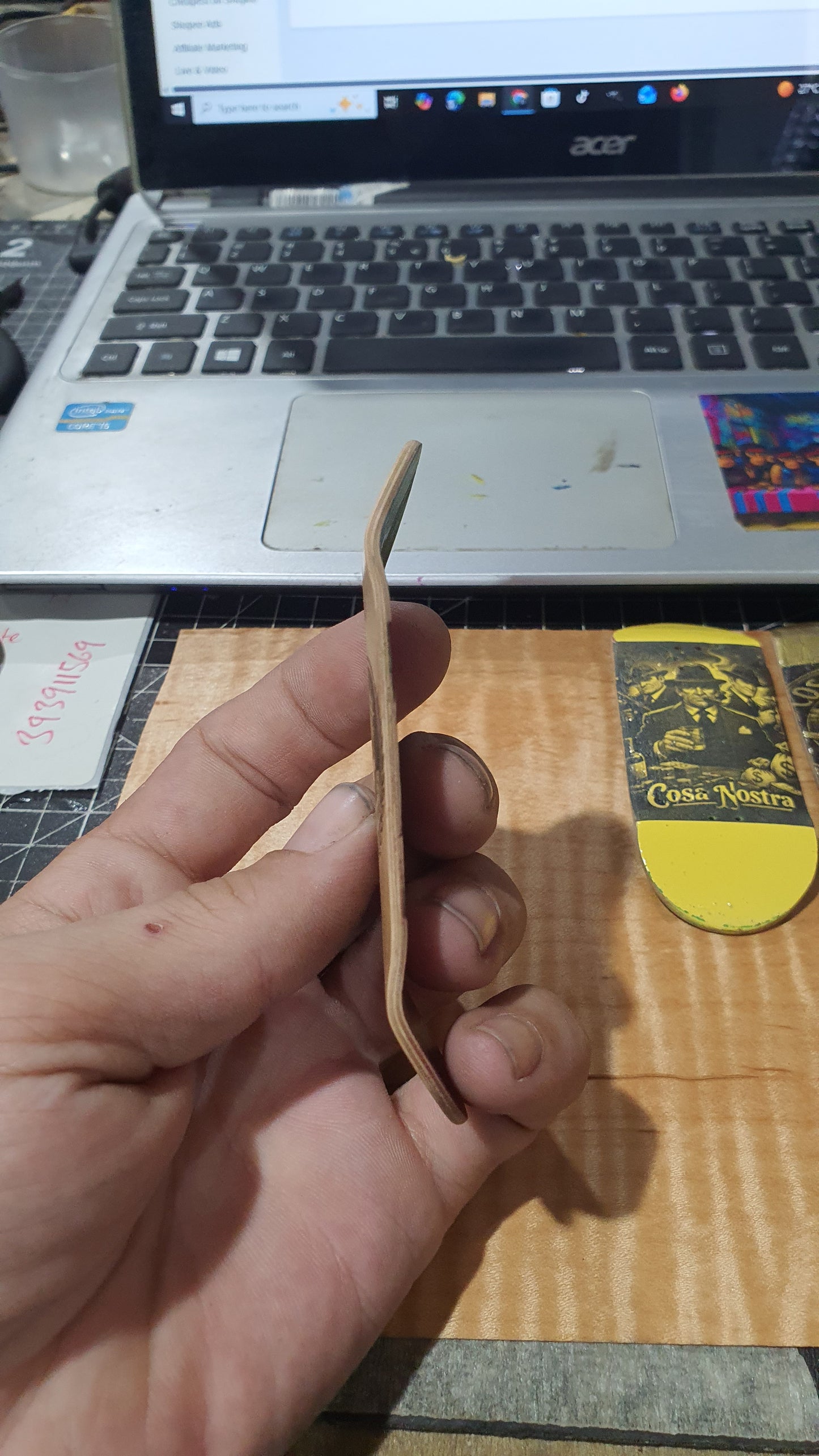 Cosa Nostra - Crest 34mm White Oak & Maple Fingerboard