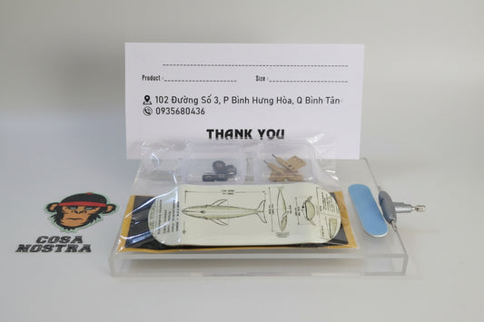 Blueprint Fingerboard - Blue Whale - 32/33/34mm * 96/ 98mm - Popsicle - Medium