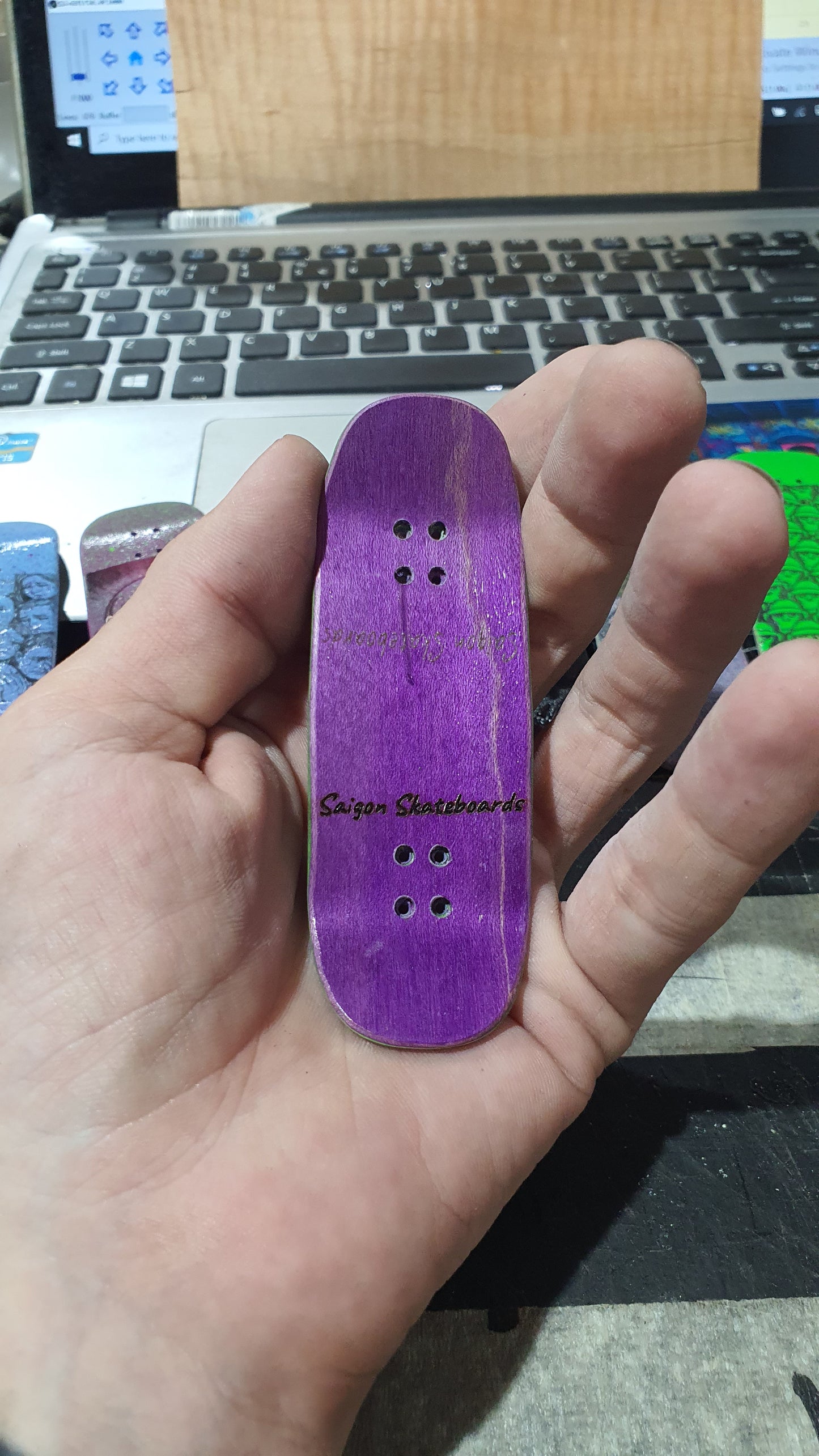 Saigon Skateboards 34mmx97mm fingerboard