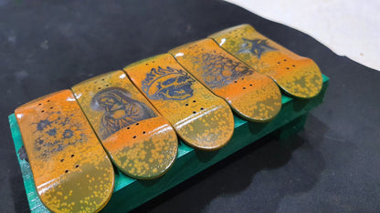 Saigon Skateboards "Rust" 34mm Fingerboard Deck