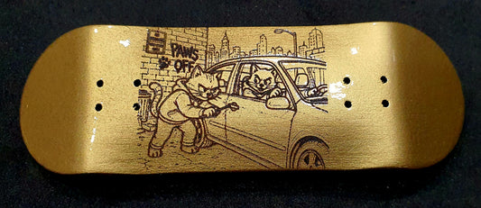 Saigon Skateboards "Cat Burglars" 32mm Fingerboard Deck