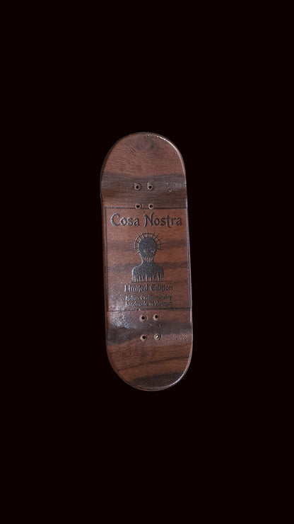 Cosa Nostra Handmade "Asian Dragon" Hand Painted 34mm Fingerboard Deck