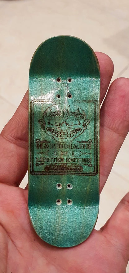 Cosa Nostra Handmade "Maria" 34mm Limited edition 1 of 1 Custom Fingerboard Deck