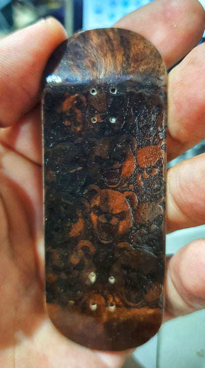 Cosa Nostra Handmade "Bears Picnic" 34mm Fingerboard. NFC enabled.
