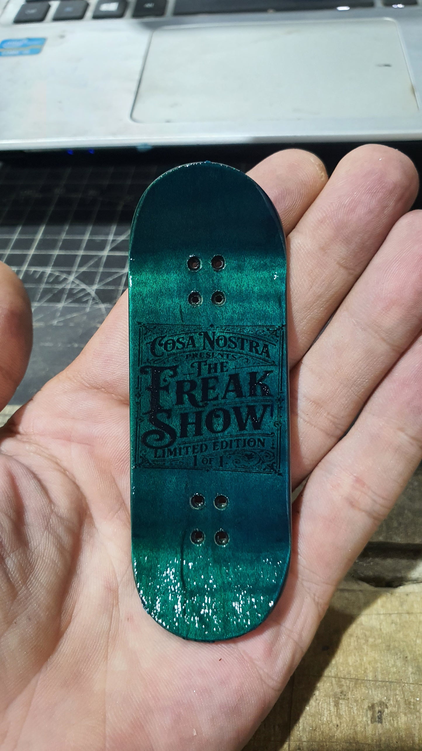 Cosa Nostra "Soul" Professional 34mm Fingerboard Deck