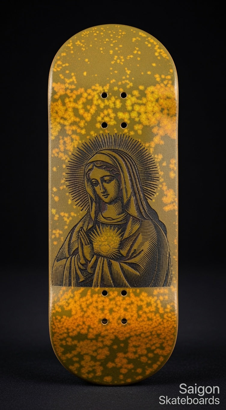 Saigon Skateboards "Rust" 34mm Fingerboard Deck