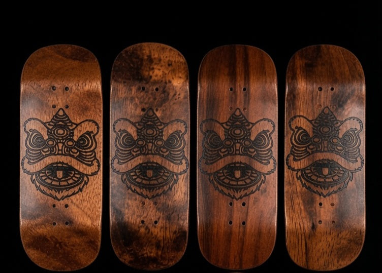 Cosa Nostra Handmade Professional "Asian Dragon" 34mm Fingerboard Deck
