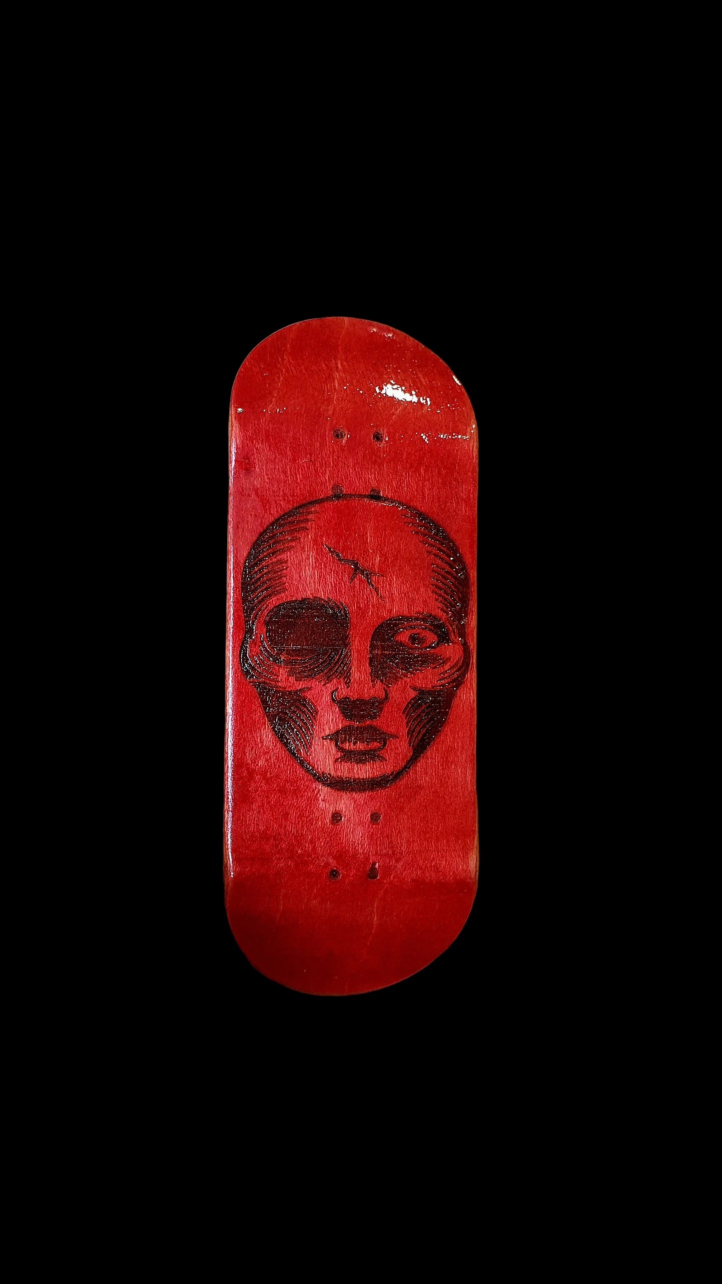 Cosa Nostra Custom Limited Edition "Freak Show" 34mm Fingerboard Deck