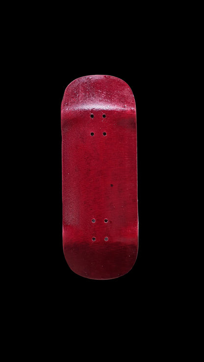 Cosa Nostra "Rosso" Handmade Professional 34mm Fingerboard Deck