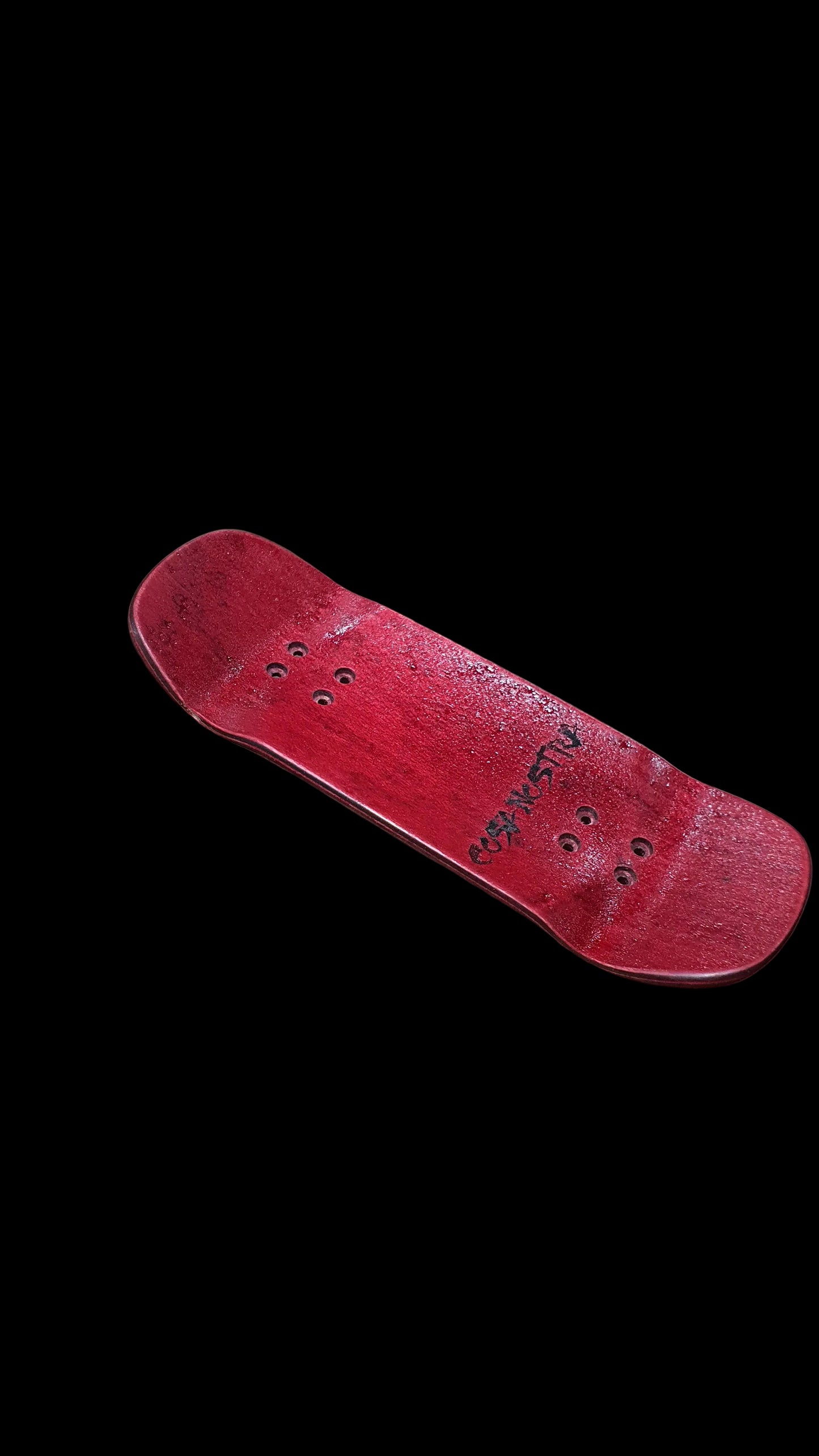 Cosa Nostra "Rosso" Handmade Professional 34mm Fingerboard Deck