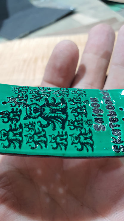 Saigon Skateboards "Cat o 9 arm" Fingerboard Deck – 5-Ply Canadian Maple 33.3mm Boxy Medium Concave